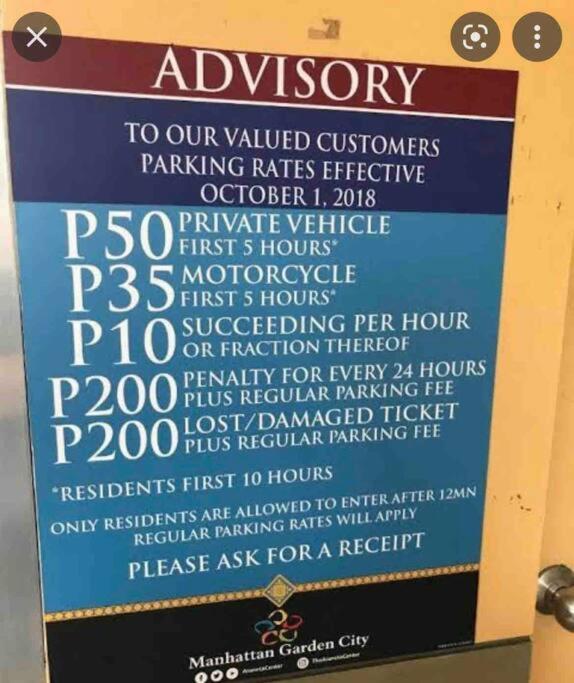Cubao Manhattan Heights, Unit 8Bc Tower B, 1 Br マニラ市 エクステリア 写真